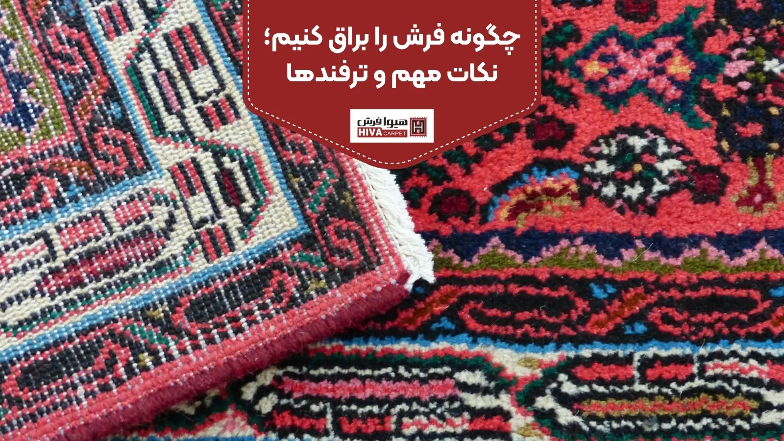 چگونه فرش را براق کنیم؛ نکات مهم و ترفندها